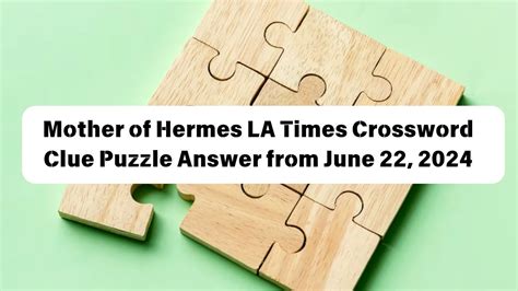 hermes mother crossword.